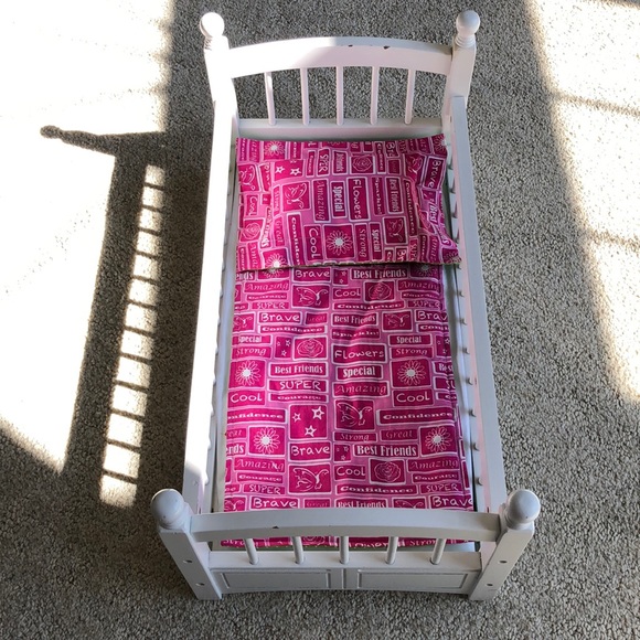 Other - Doll bed, mattress, blanket and pillow